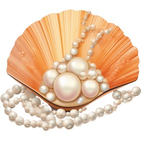 تصویر عکس PNG مروارید درون صدف – PNG Pearl in the Shell 