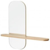 تصویر شلف چوبی آینه دار DW104 