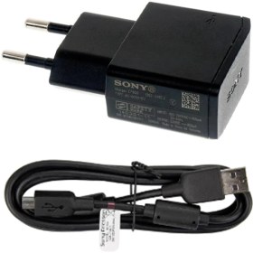 تصویر شارژر دیواری Sony EP800 + کابل میکرو یو اس بی ا Sony EP800 MicroUSB Charger Sony EP800 MicroUSB Charger
