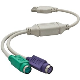تصویر تبدیل USB به PS2 برددار 