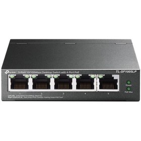 تصویر سوییچ 4 پورت تی پی لینک TP-LINK TL-SF1005LP 4-Port Switch 