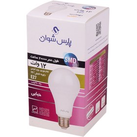 تصویر لامپ حبابی LED پارس شوان Pars Schwan E27 12W Pars Schwan E27 12W LED Bulb