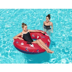 تصویر حلقه شنا دریایی ۱۱۹ سانتی‌متر برند bestway Swim Ring Nautical 119 Cm