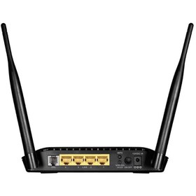 تصویر مودم D-link 2750u Wireless N 300 ADSL2+ Modem Router - مشکی 