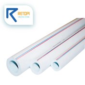 تصویر لوله سه لایه پلی پروپیلن آذین 