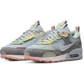 خرید و قیمت کتانی رانینگ زنانه نایک طرح اصلی Nike Air Max 90 Futura Grey  Pastel | ترب