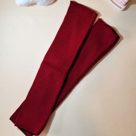 تصویر لگ وارمر - زرشکی warmer legs