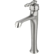 تصویر شیر روشویی پایه بلند مارگون کروم مات (کی آی جی)(10سال ضمانت تعویض) 