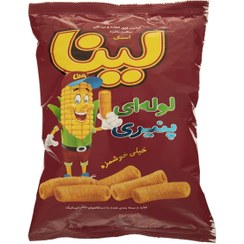 تصویر اسنک (پفک) پنیری لوله ای لینا 80 گرم 