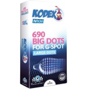 تصویر کاندوم KODEX خاردار ۶۹۰ Big Dots 