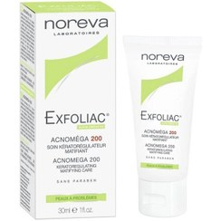 تصویر کرم درمان جوش نوروا آکنومگا 200 اکسفولیاک 30 میل NOREVA EXFOLIAC ACNOMEGA 200 30ml