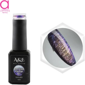 تصویر لاک ژل مرواریدی کد ۶ ای اند ای A&E 