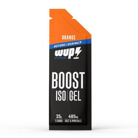 تصویر ژل انرژی زای ایزوتونیک بوست واپ WUP BOOST ISOTONIC کربوهیدرات دار با طعم پرتقال طبیعی 