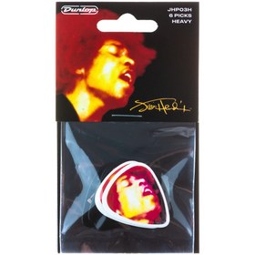 تصویر پیک گیتار DUNLOP JIMI HENDRIX ELECTRIC LADY PICK 