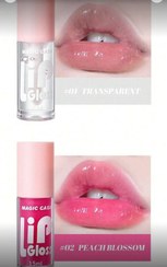 تصویر لیپ گلاس کریستالی شفاف (مرطوب کننده و براق کننده) - Transparent (شفاف/بی‌رنگ) MAGIC CASA Lip Gloss Set (CRYSTAL CLEAR - Lustrous, Smooth, and Fade Lip)