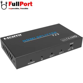 تصویر اسپلیتر 2 پورت HDMI ورژن 2.0 فرانت مدل FN-V212 FARANET FN-V212 HDMI Splitter V2.0 2 Port