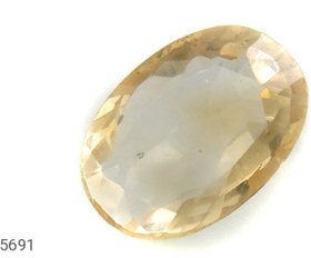 تصویر نگین سیترین درشت کد 15691 