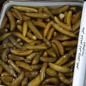 تصویر خیارشور سوپر ویژه حلب سرکه ای.فروش فقط تعداد بالا حداقل خرید 10 عدد 