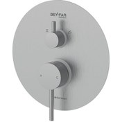 تصویر شیر حمام تو کار بهفر کروم مات پلیت C 