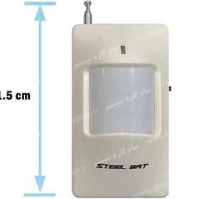 تصویر چشمی بیسیم استیل بت فرکانس 315 مگاهرتز برای دزدگیر و اعلام سرقت اماکن 