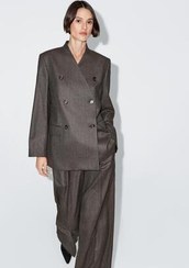 تصویر کت بلیزر و شلوار ملانژ 100% پشمی ماسیمو دوتی Massimo Dutti 