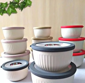 تصویر ظروف نگهداری و حمل غذا سه تیکه کاپریس 