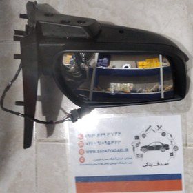 تصویر آینه بغل برقی چپ ایران خودرو پژو پارس با راهنما و گرمکن 