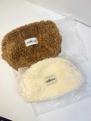 تصویر کیف آرایشی تدی پشمالو 