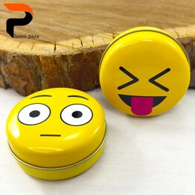 تصویر قوطی فلزی استیکر گرد 