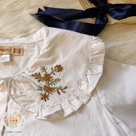 تصویر شومیز یقه گلدوزی 