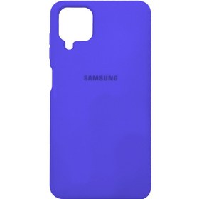 تصویر قاب گوشی A12 کاور سیلیکون اصلی بک کاور a12/Original Silicone Case for samsung A12 