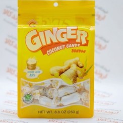 تصویر تافی برند جینجر ۶۵ گرمی GINGER GINGER