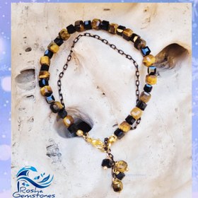 تصویر دستبند سنگ چشم ببر 