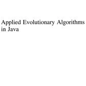 خرید و قیمت دانلود کتاب Applied Evolutionary Algorithms in Java ویرایش ...