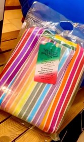 تصویر حوله تنپوش یزدی رنگی 