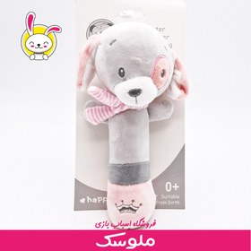 تصویر عروسک جغجغه بوقی مدل سگ 