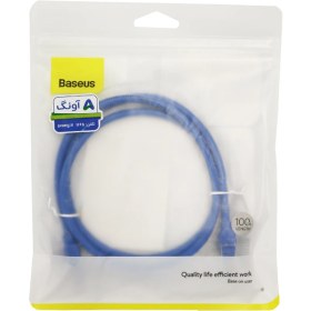 تصویر کابل شبکه باسئوس 1 متری مدل Baseus High Speed CAT6 Gigabit Ethernet Cable 