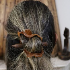 تصویر پین مو طرح ایران Iranian design hair pin