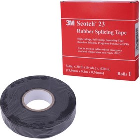 تصویر چسب آپارات 3M Scotch 23 3M Scotch 23 9.1m Rubber Splicing Tape