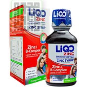 تصویر شربت لیکو زینک (زینک + ب کمپلکس) ابیان فارمد 250 میلی لیتر Liqo Zinc Syrup Abian Pharmed 250ml