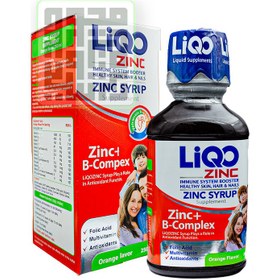 تصویر شربت لیکو زینک (زینک + ب کمپلکس) ابیان فارمد 250 میلی لیتر Liqo Zinc Syrup Abian Pharmed 250ml