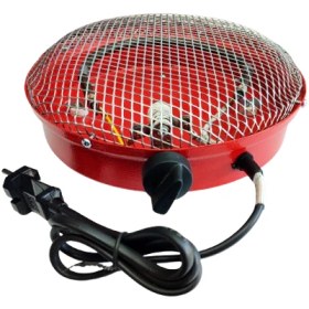 تصویر کرسی گرد ترموستات دار - پایه دار و کم مصرف رنگ قرمز 