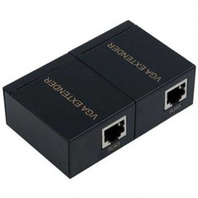 تصویر اکستندر VGA وی نت مدل V-EXVGA060 پشتیبانی تا 60 متر Vnet V-EXVGA060 VGA 60m With LAN Cable Extender