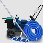 تصویر ست جاروی استخری آکوا Pool vacuum cleaner set aqua