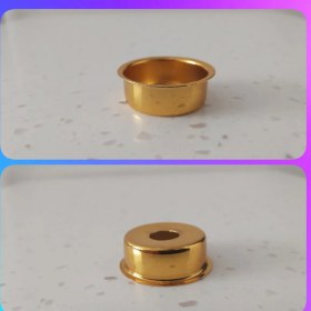 تصویر پولک تخت کوچک فلزی لوازم لوستر و قطعات 