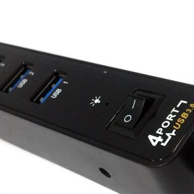 تصویر هاب USB 3.0 چهار پورت فرانت مدل FN-U3H403S Faranet FN-U3H403S 4-in-1 USB 3.0 Hub