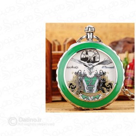 تصویر گردنبند ساعت طرح نماد گروه اسلیترین فیلم هری پاتر 