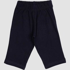 تصویر شلوارک لایکرا دخترانه ساده سرمه ای بانی نو 