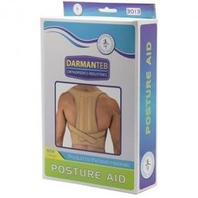 تصویر قوزبند پل دار نئوپرن درمان طب سایز لارج کد ۳۰۱۳ Darmanteb posture aid code 3013 sizeL