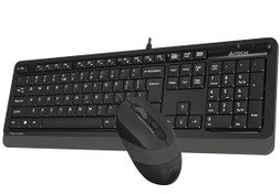 تصویر کیبورد و ماوس سیم دار ای فورتک مدل FSTYLER F1010 - سفید A4tech Keyboard&Mouse FSTYLER F1010